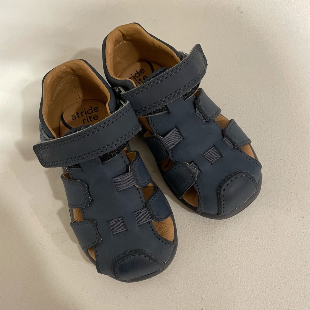 Stride rite blue toddler sandal